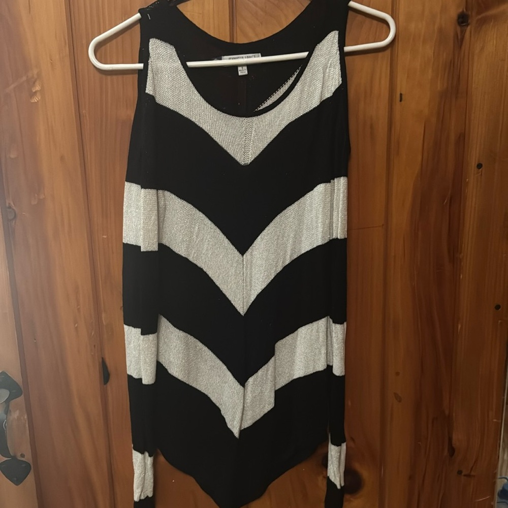 Like new small shoulder cut out sweater
